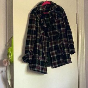 Soft fashionable girls coat